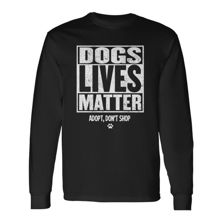 Rescue Dog Dogs Paw Veterinarian Vet Tech Long Sleeve T-Shirt T-Shirt