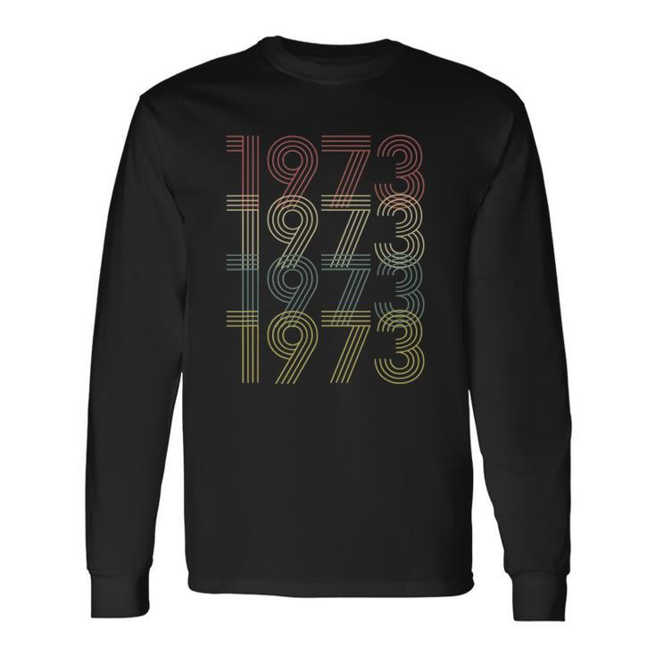 Retro Pro Roe 1973 Pro Choice Feminist Rights Long Sleeve T-Shirt T-Shirt Gifts ideas