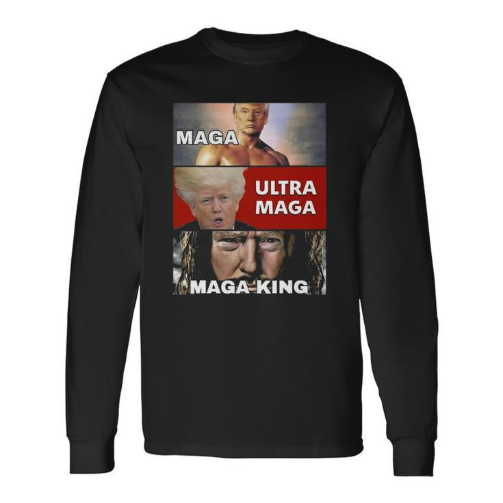 The Return Of The Great Maga King Trump Ultra Maga Long Sleeve T-Shirt T-Shirt