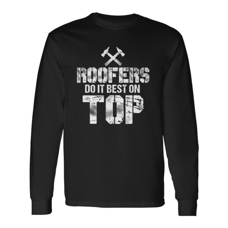 Roofer Accessories For A Tiler Long Sleeve T-Shirt T-Shirt
