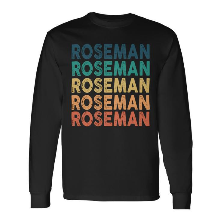 Roseman Name Shirt Roseman Name V2 Long Sleeve T-Shirt