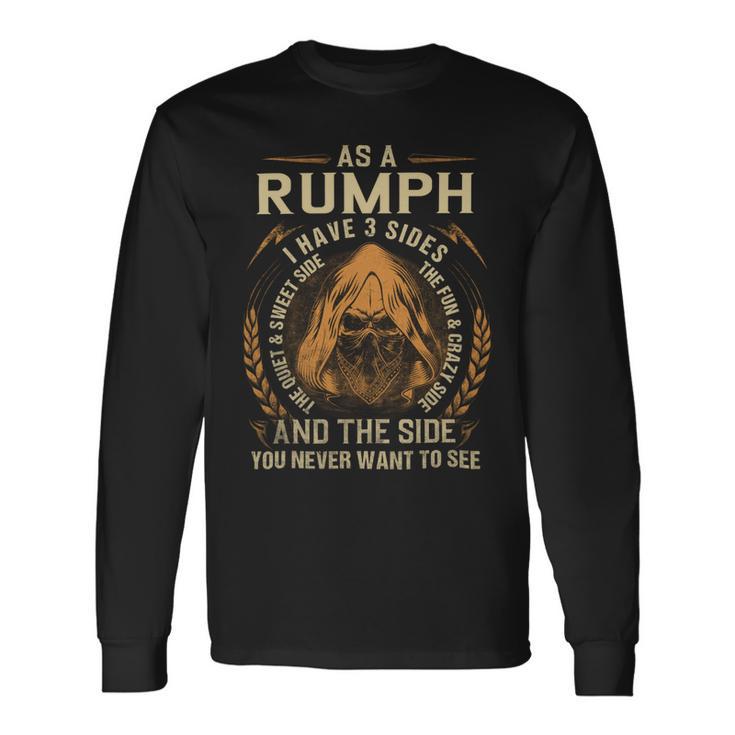 Rumph Name Shirt Rumph Name V2 Long Sleeve T-Shirt