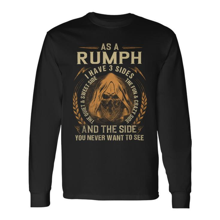 Rumph Name Shirt Rumph Name V3 Long Sleeve T-Shirt
