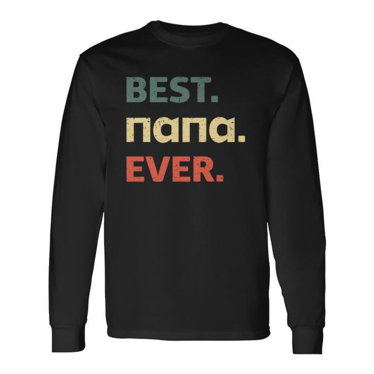 Russian Dad Present Best Dad Ever In Russian Long Sleeve T-Shirt T-Shirt