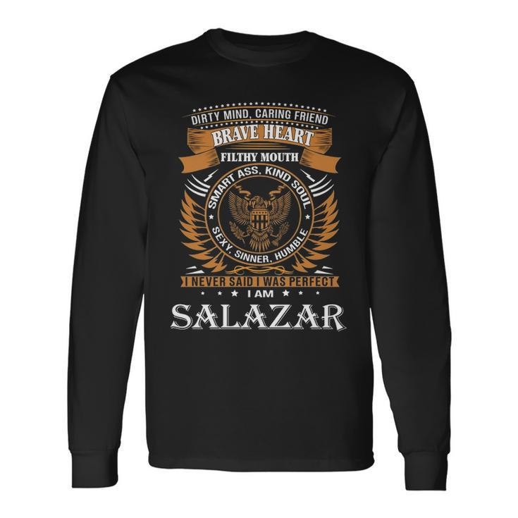 Salazar Name Salazar Brave Heart Long Sleeve T-Shirt