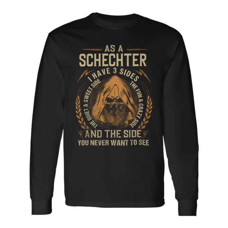 Schechter Name Shirt Schechter Name V7 Long Sleeve T-Shirt