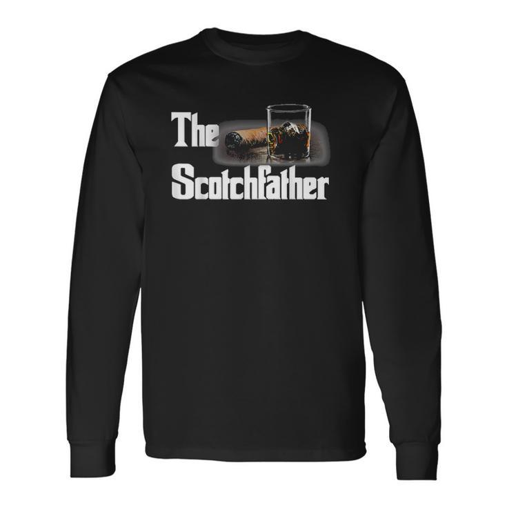 The Scotch Father Whiskey Lover From Her Classic Long Sleeve T-Shirt