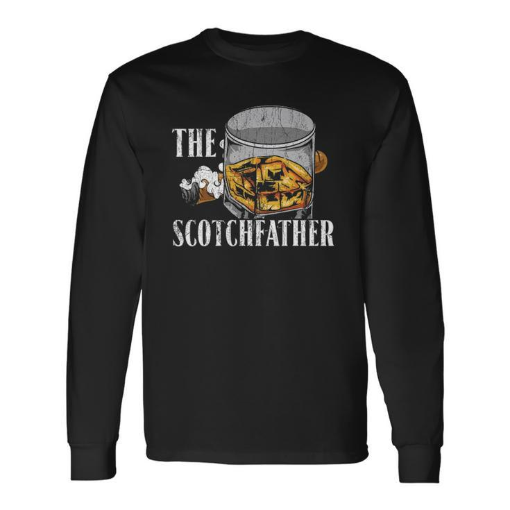The Scotchfather Malt Whiskey Long Sleeve T-Shirt