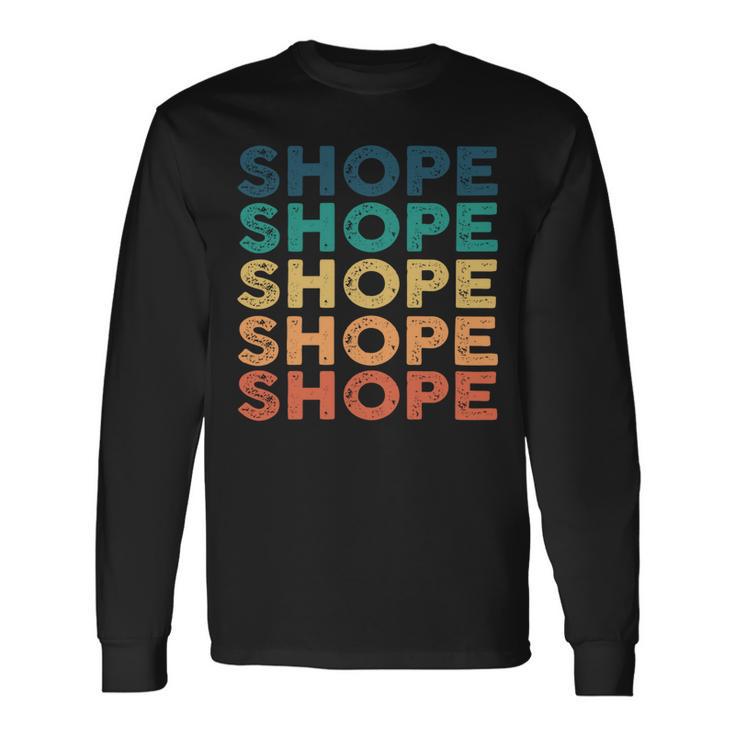 Shope Name Shirt Shope Name Long Sleeve T-Shirt