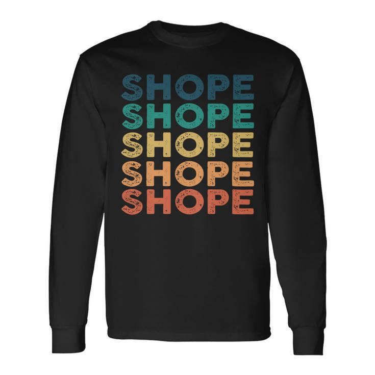 Shope Name Shirt Shope Name V2 Long Sleeve T-Shirt