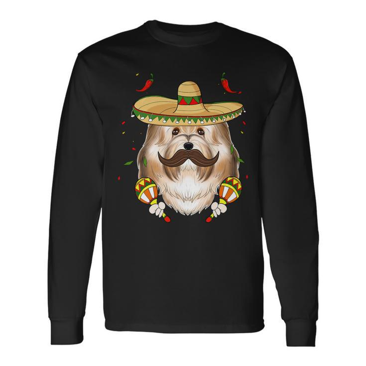 Sombrero Dog I Cinco De Mayo Havanese V2 Long Sleeve T-Shirt