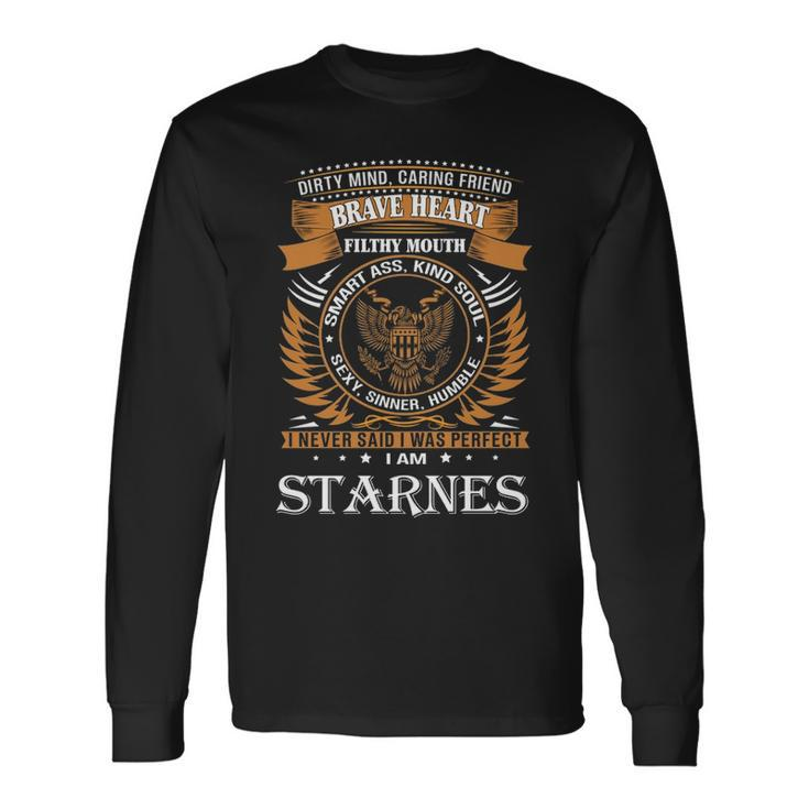 Starnes Name Starnes Brave Heart Long Sleeve T-Shirt