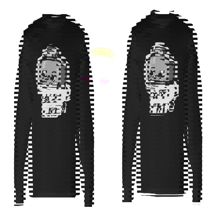 Stips Tattoos Bath Time Toaster Long Sleeve T-Shirt T-Shirt