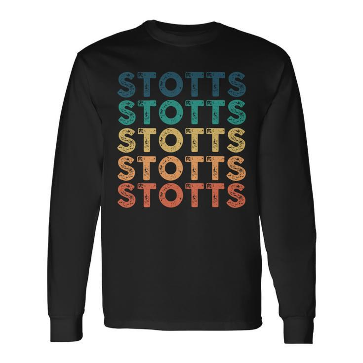 Stotts Name Shirt Stotts Name V2 Long Sleeve T-Shirt