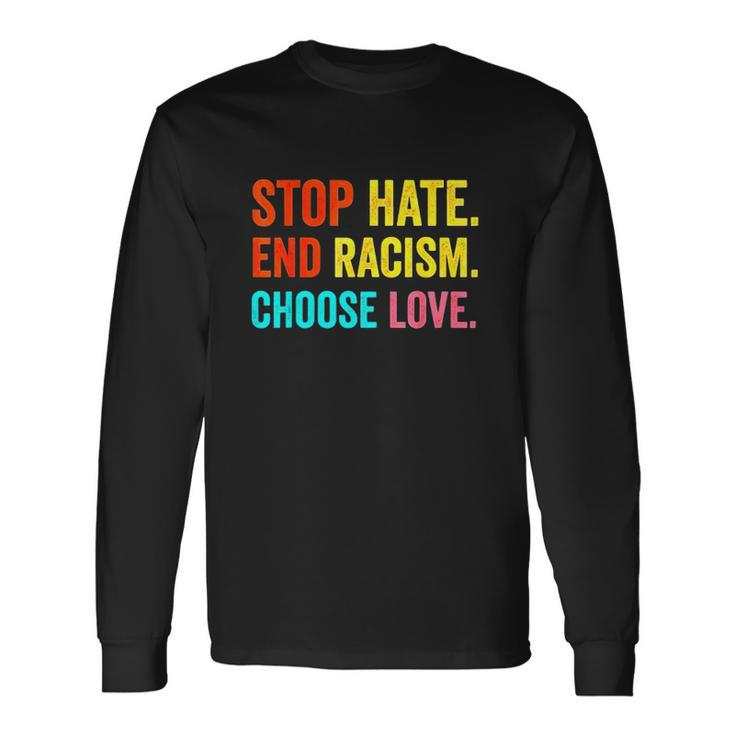 Strong Buffalo Usa Pray For Buffalo Stop Hate End Racism Choose Love Long Sleeve T-Shirt T-Shirt
