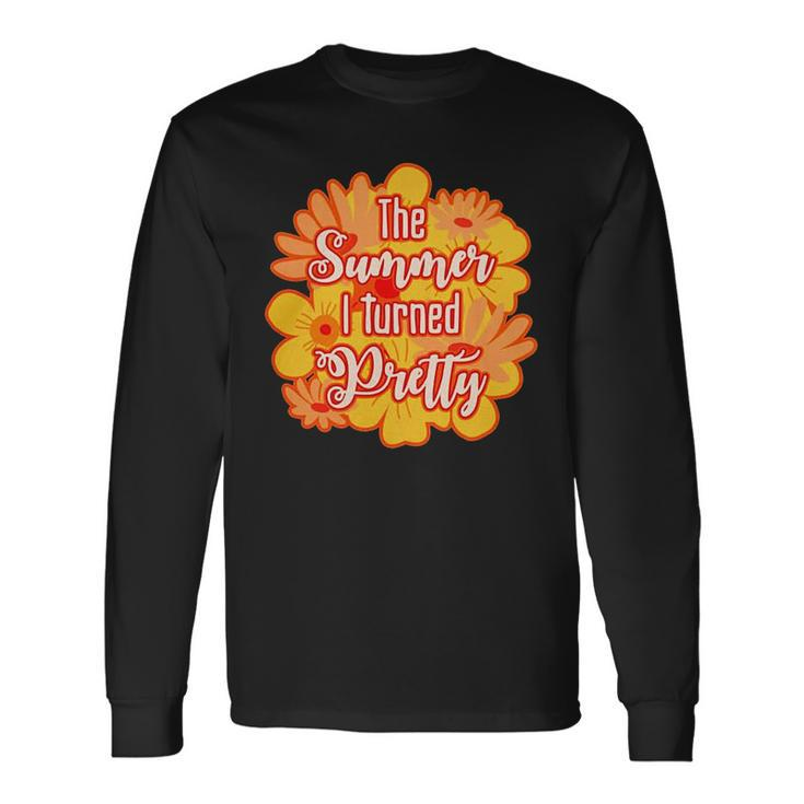 The Summer I Turned Pretty Flowers Long Sleeve T-Shirt
