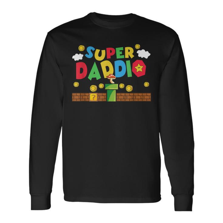 Super Daddio Gamer Daddy Long Sleeve T-Shirt