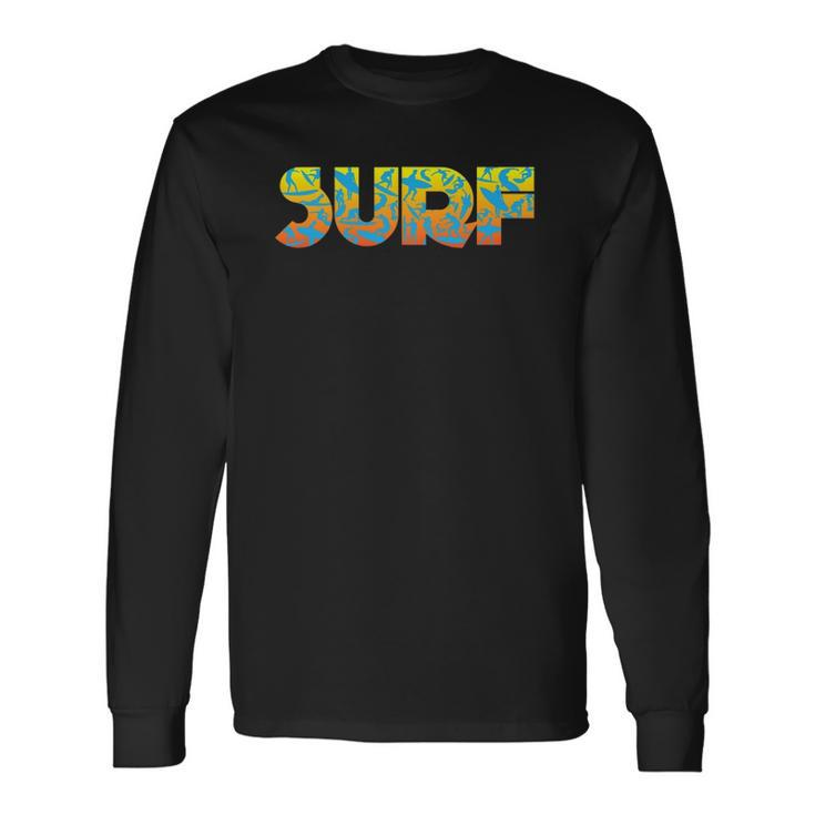 Surfing Surf Surfboard Water Sport Long Sleeve T-Shirt T-Shirt