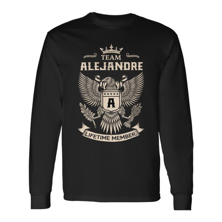 Team Alejandre Lifetime Member V3 Long Sleeve T-Shirt