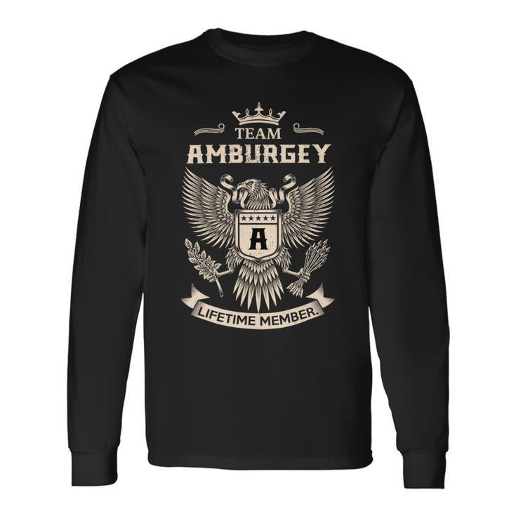 Team Amburgey Lifetime Member V5 Long Sleeve T-Shirt