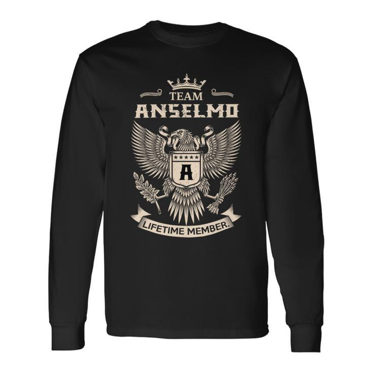 Team Anselmo Lifetime Member V7 Long Sleeve T-Shirt