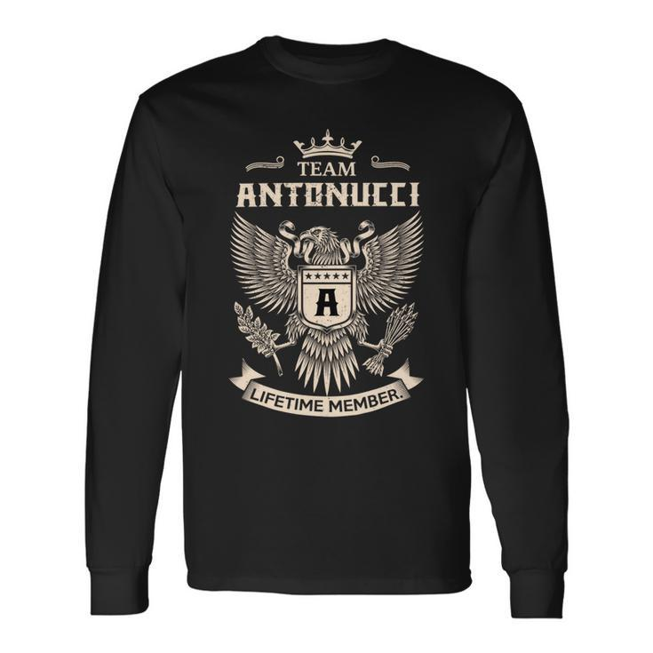 Team Antonucci Lifetime Member V7 Long Sleeve T-Shirt