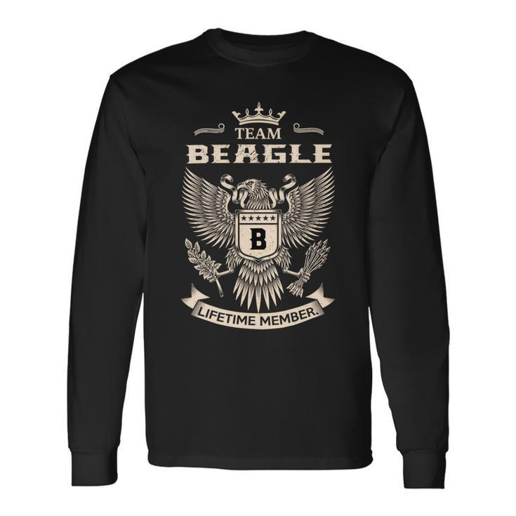 Team Beagle Lifetime Member Long Sleeve T-Shirt
