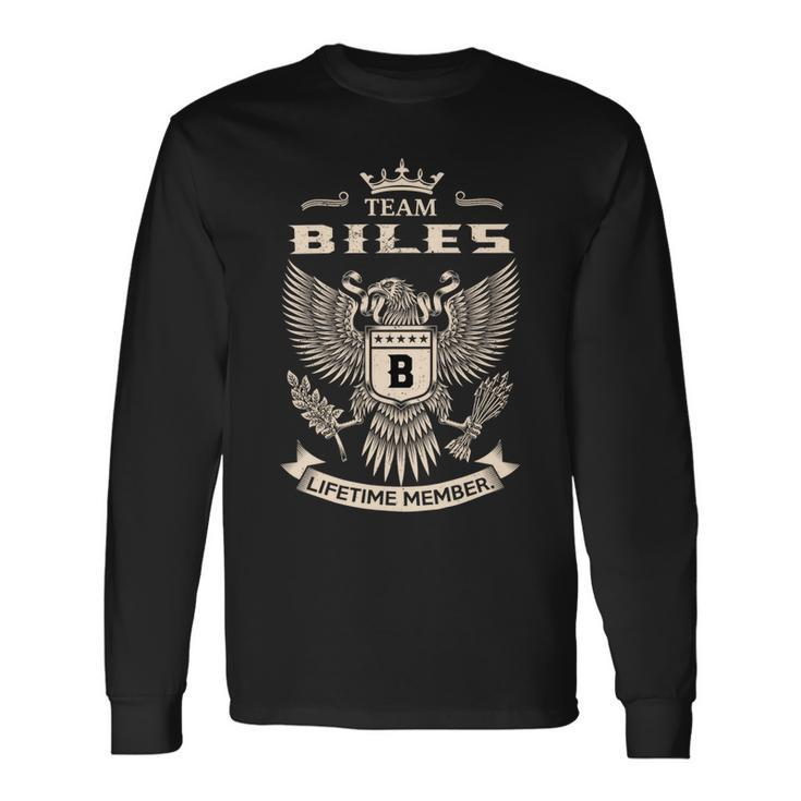 Team Biles Lifetime Member V3 Long Sleeve T-Shirt