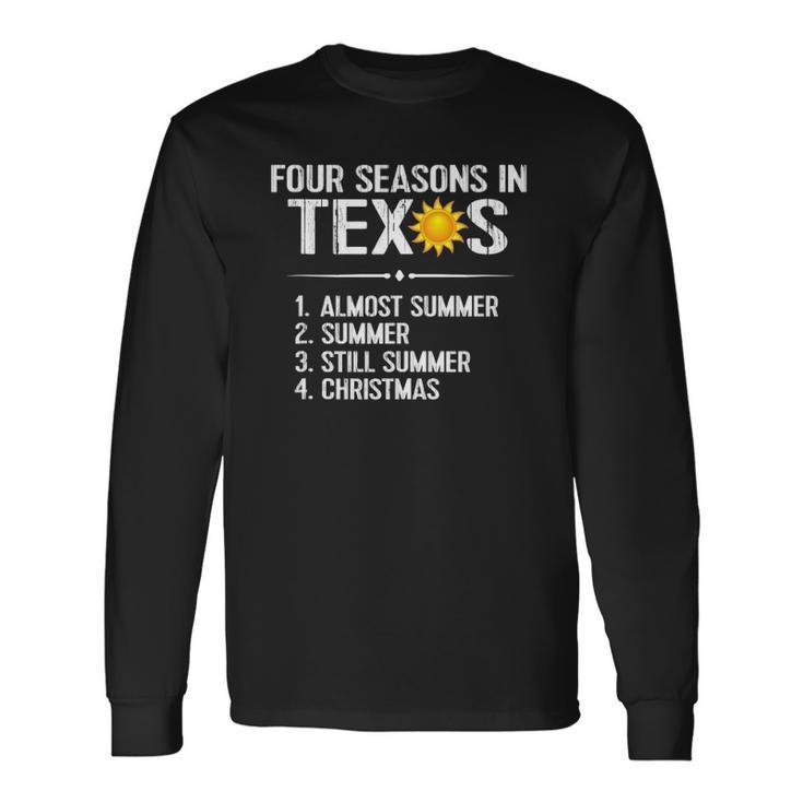 Texas Apparel Sunshine Heat Texas Souvenir Tee Long Sleeve T-Shirt T-Shirt