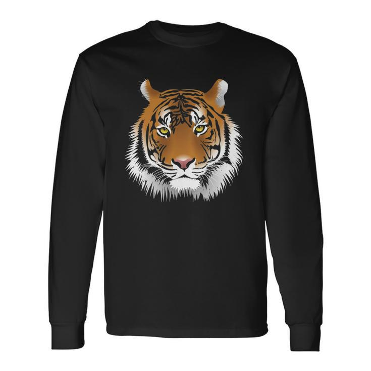 Tiger Face Animal Lover Tigers Zoo Boys Girl Long Sleeve T-Shirt T-Shirt