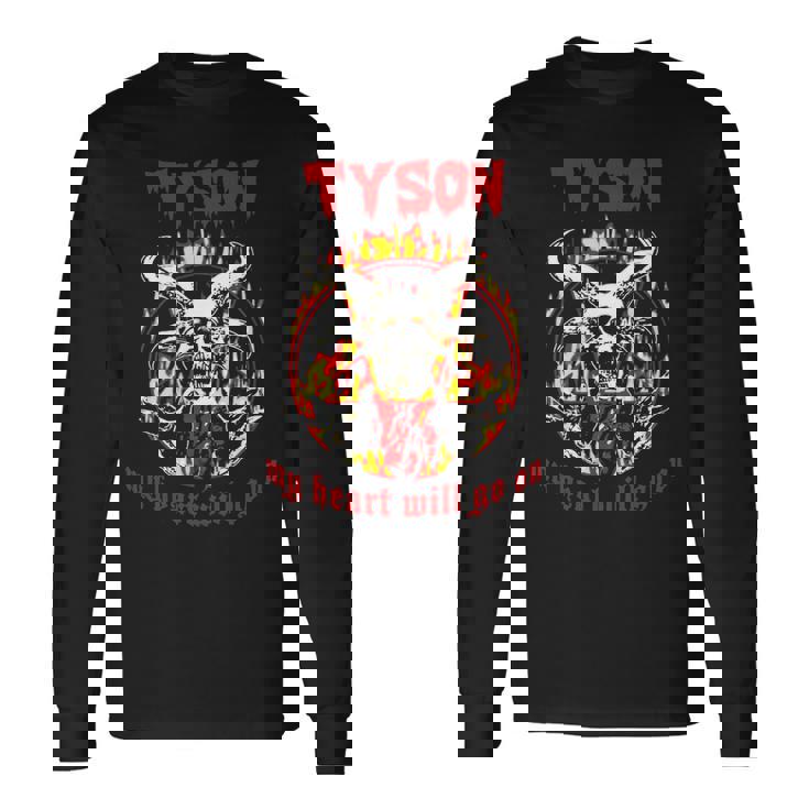 Tyson Name Tyson Name Halloween Long Sleeve T-Shirt