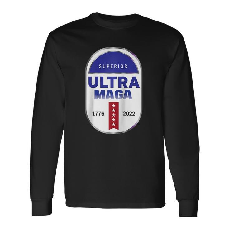 Ultra Maga 4Th Of July Raglan Baseball Tee Long Sleeve T-Shirt T-Shirt