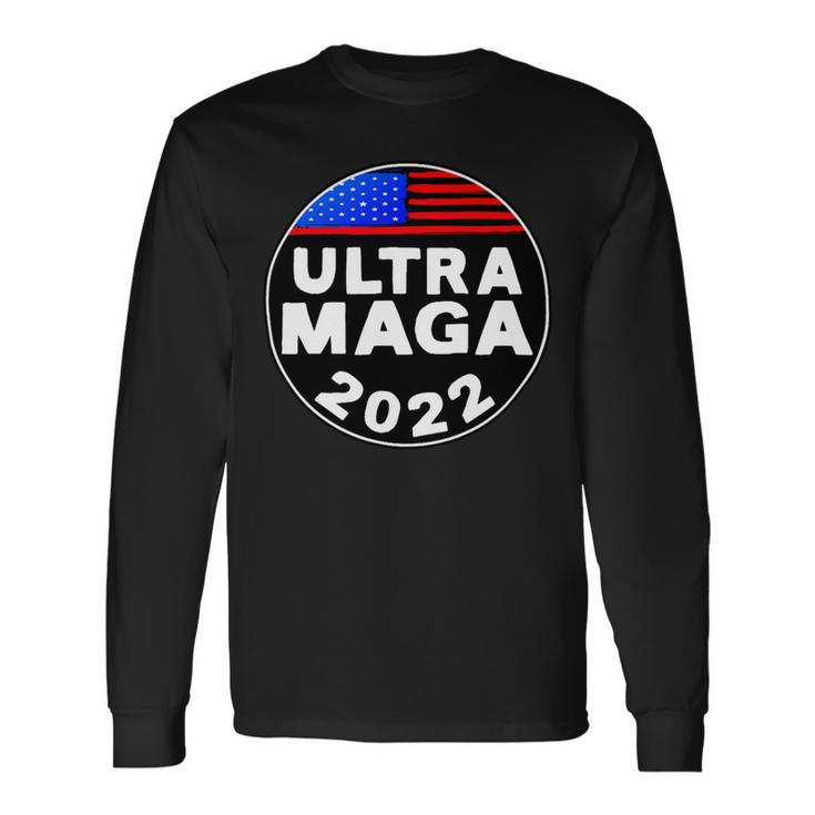 Ultra Maga Donald Trump Joe Biden America Unisex Long Sleeve