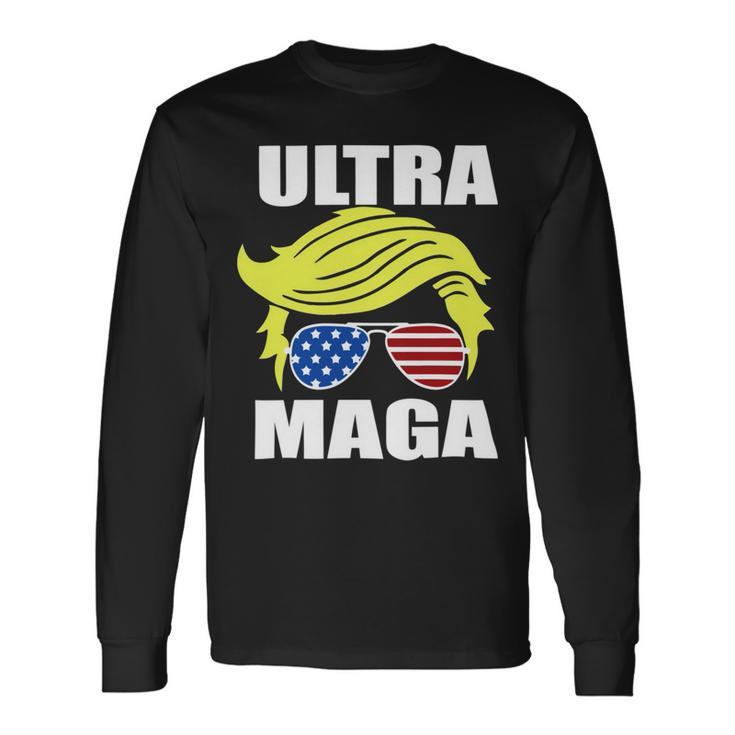 Ultra Maga Joe Biden Pro Trump Gift Unisex Long Sleeve