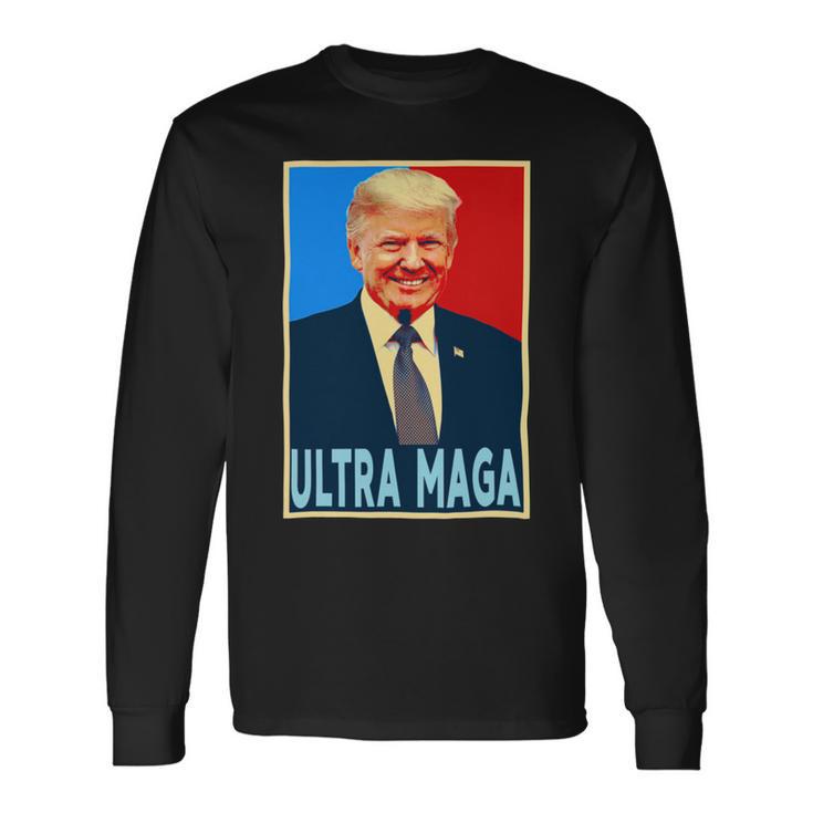 Ultra Maga President Donald Trump Gift Unisex Long Sleeve Gifts ideas