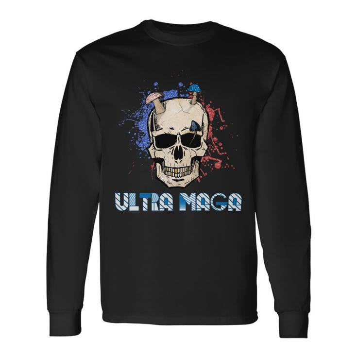 Ultra Maga Skull Make America Great Again Long Sleeve T-Shirt