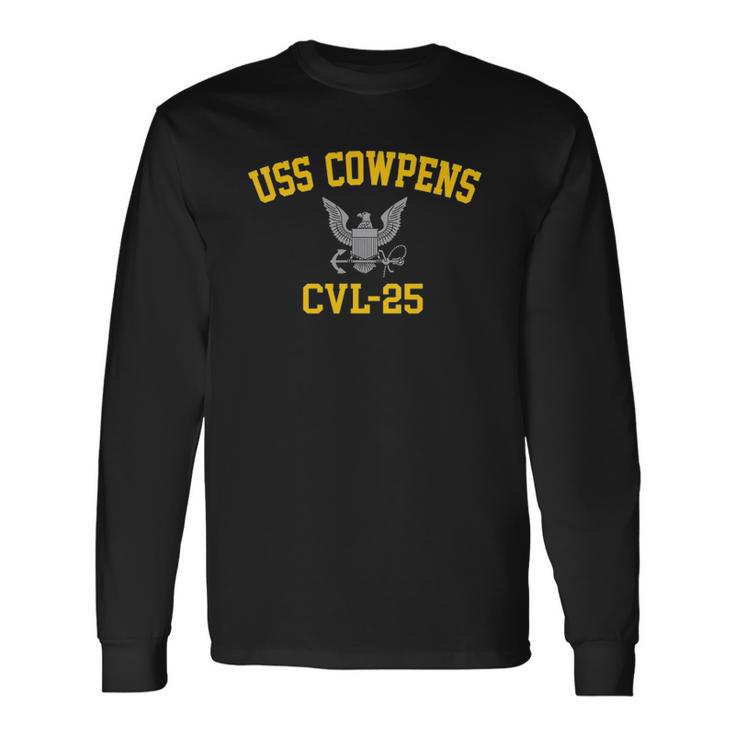 Uss Cowpens Cvl-25 Armed Forces Long Sleeve T-Shirt T-Shirt