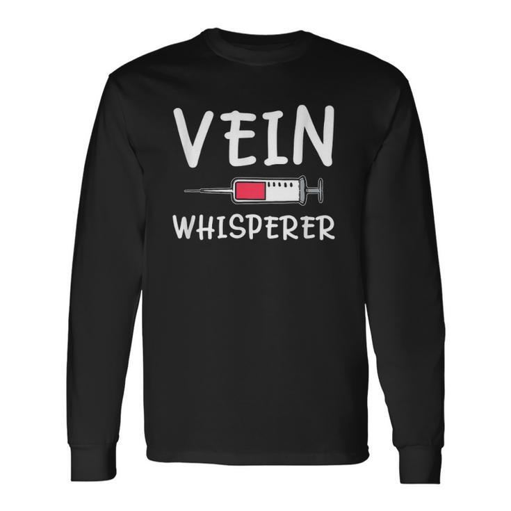 Vein Whisperer Phlebotomist Phlebotomy Kit Nursery Long Sleeve T-Shirt