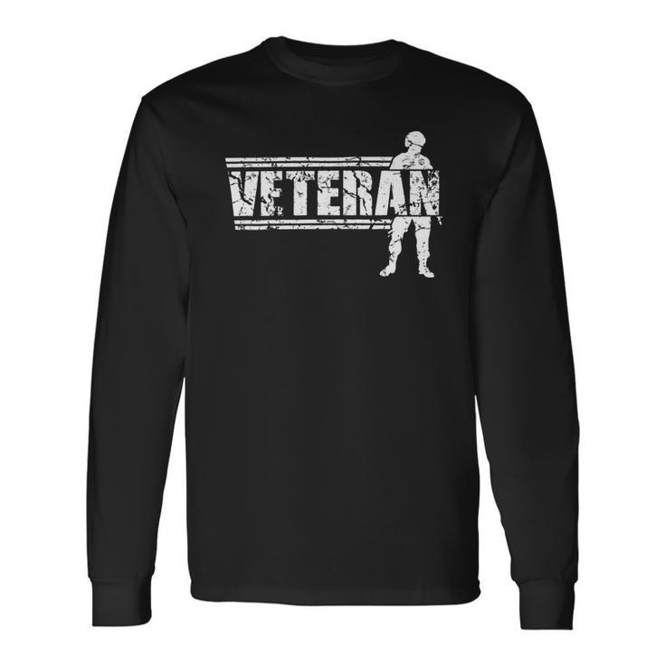Veteran Veteran Veterans 74 Navy Soldier Army Military Long Sleeve T-Shirt Gifts ideas