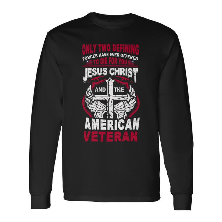 Veteran Veterans Day Amazing Patriotic Veteran 254 Navy Soldier Army Military Long Sleeve T-Shirt