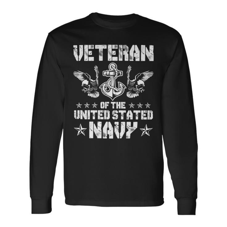 Veteran Veterans Day Us Flag Navy Veteran Veterans Day 209 Navy Soldier Army Military Long Sleeve T-Shirt