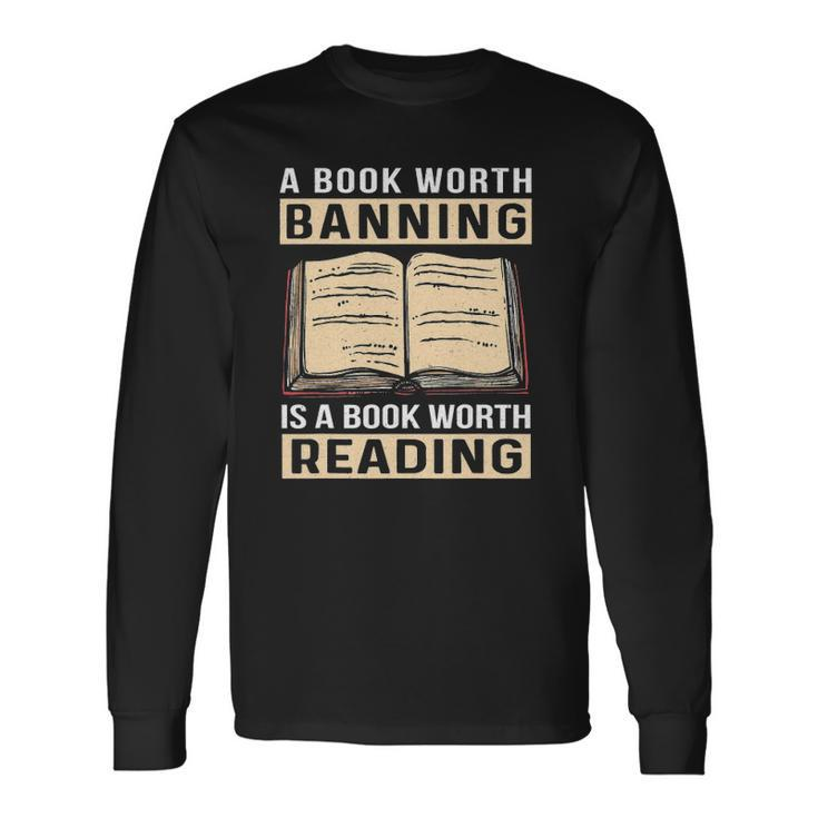 Vintage Censorship Book Reading Nerd I Read Banned Books Long Sleeve T-Shirt T-Shirt