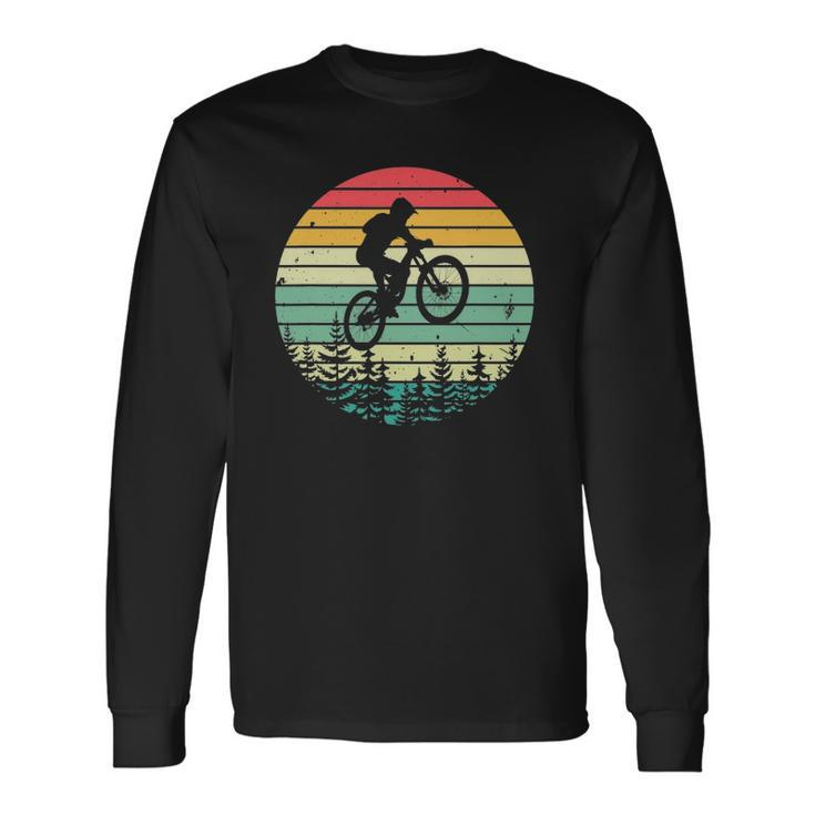 Vintage Mountain Bike Retro Downhill Biking Long Sleeve T-Shirt T-Shirt