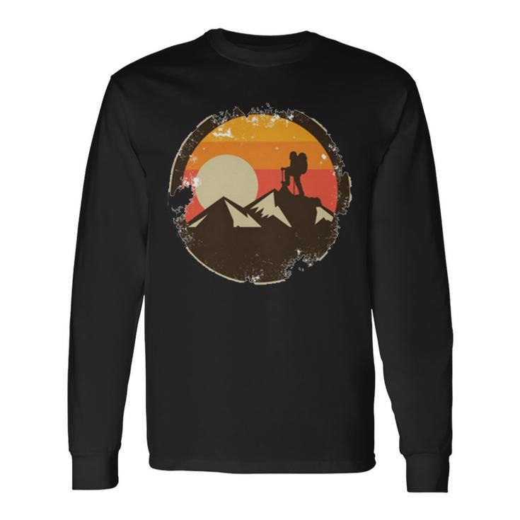 Vintage Retro Rock Climber 161 Shirt Unisex Long Sleeve