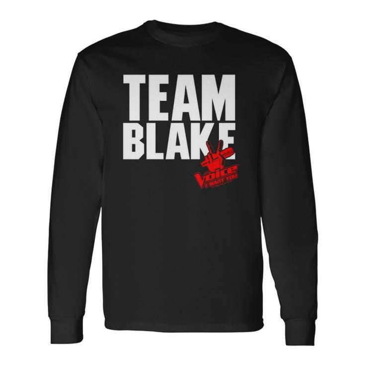 The Voice Blake Team Long Sleeve T-Shirt T-Shirt Gifts ideas