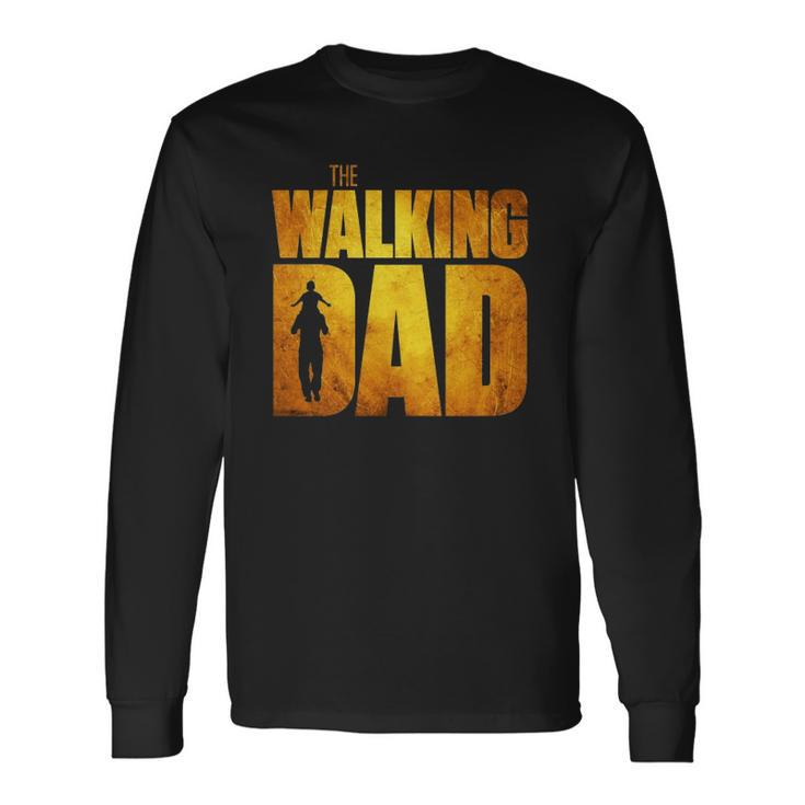 Walking Dad Fathers Day Best Grandfather Fun Long Sleeve T-Shirt T-Shirt