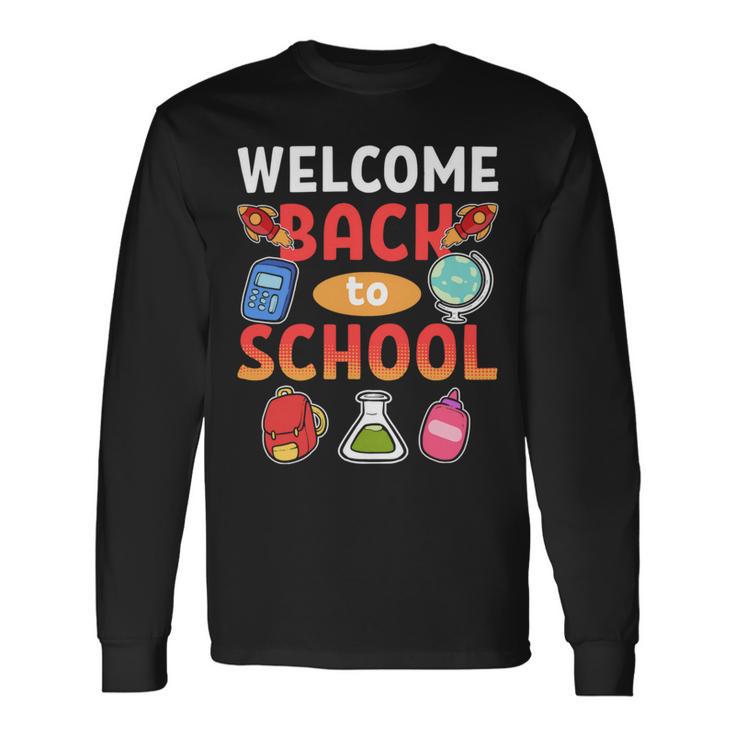 Welcome Back To School School Party 483 Shirt Unisex Long Sleeve Gifts ideas