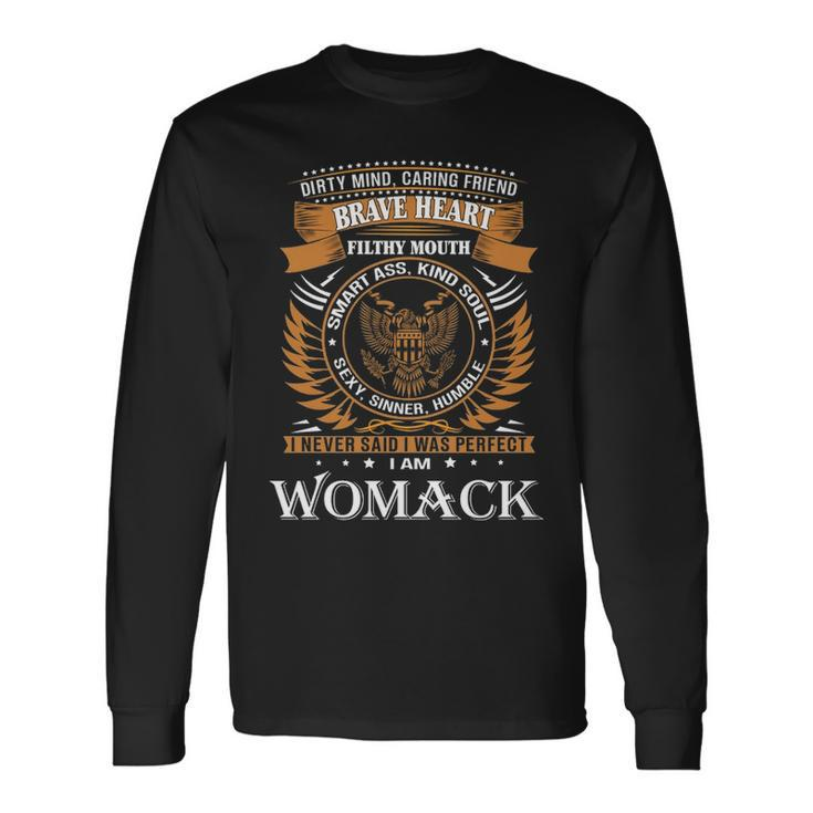 Womack Name Womack Brave Heart Long Sleeve T-Shirt