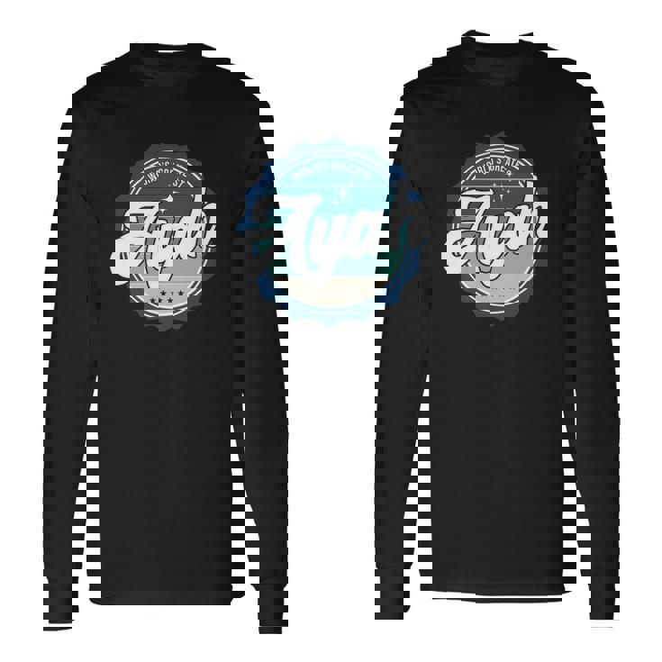 Worlds Greatest Ayah Indonesian Dad Long Sleeve T-Shirt T-Shirt