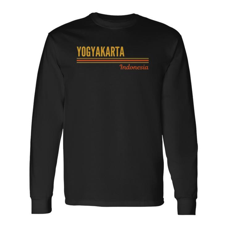 Yogyakarta Indonesia City Of Yogyakarta Long Sleeve T-Shirt